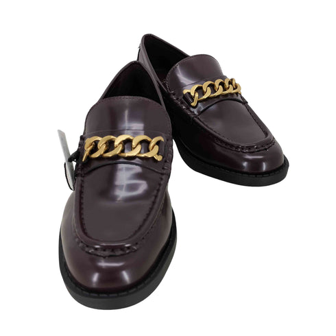 マンゴー MNG チェーンデザインローファー レディース EUR:36